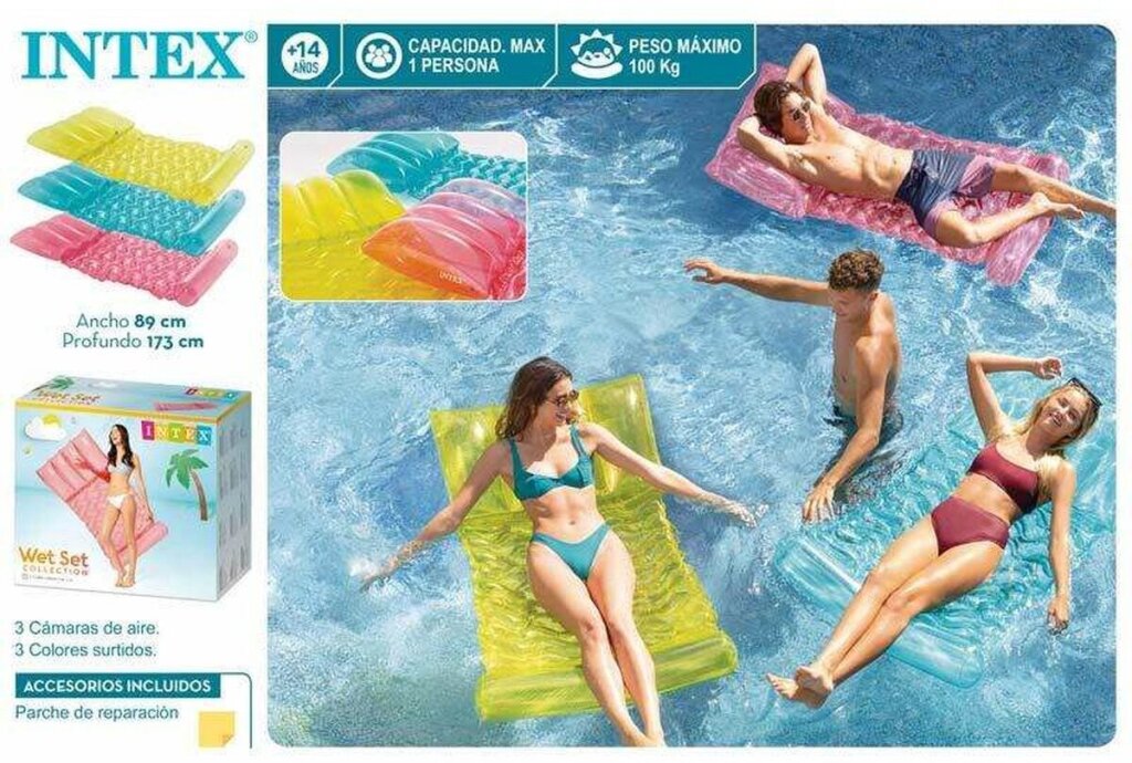 Materasso gonfiabile Intex 58725eu 89x173cm trasparente