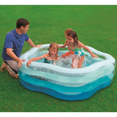 Intex 56495NP inflatable swimming pool 185x180x53 cm blue white