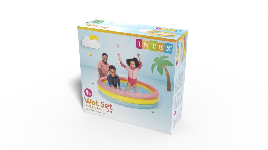 Intex piscina al atardecer GLOW 2+