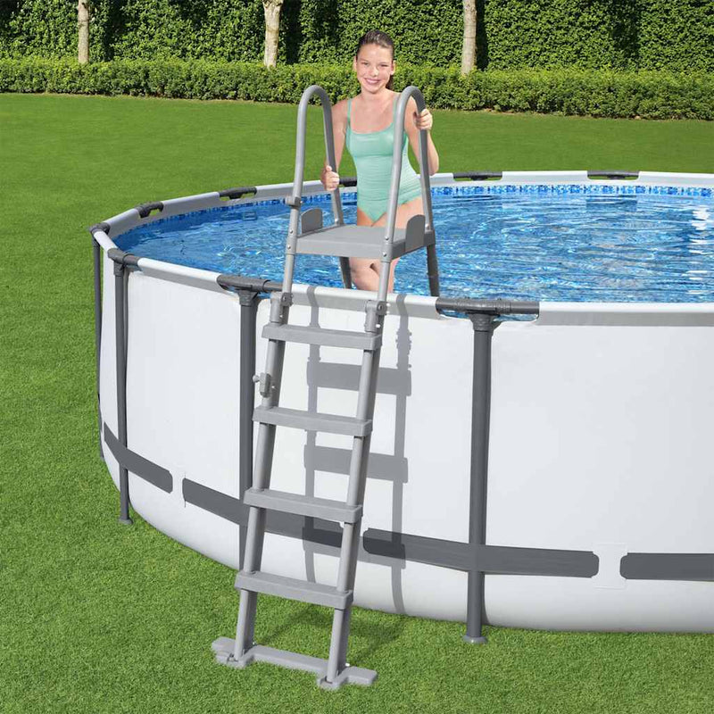 Ladder piscina bestway piscina scorrevole con 4 passaggi 132 cm