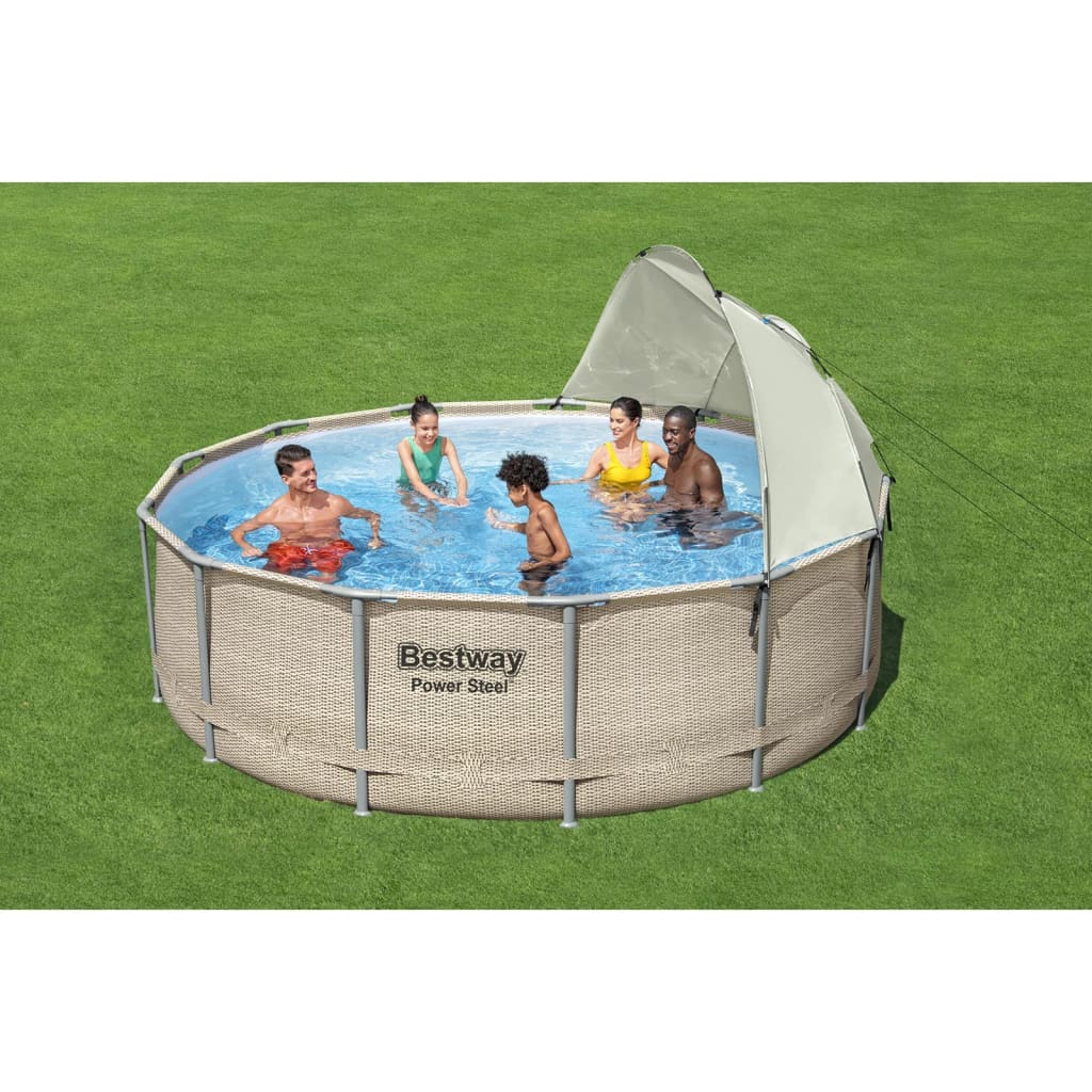 Piscina bestway rivestimento bianco