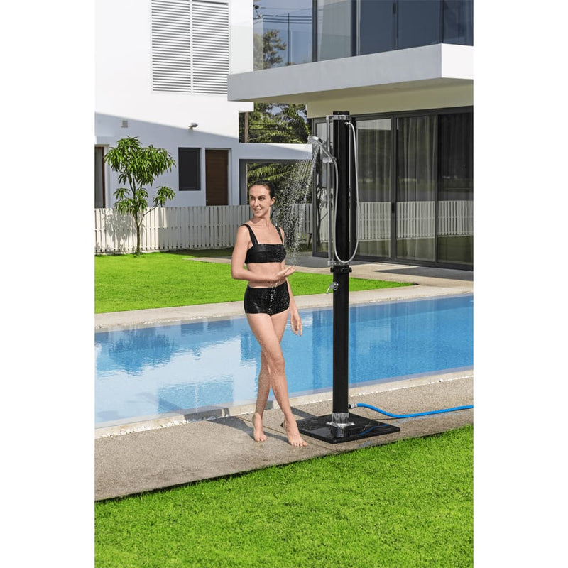Bestway Flujo de ducha al aire libre 20 L Negro