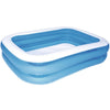 Bestway piscina rectangular 211x132x46 cm azul