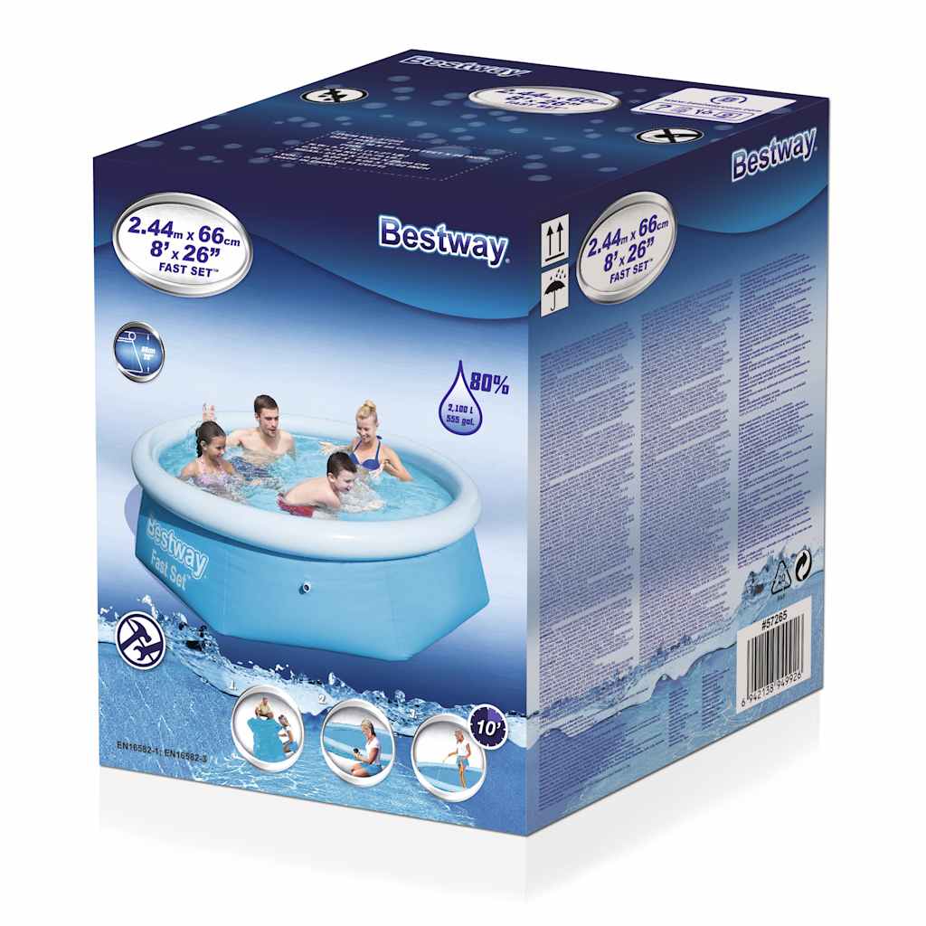 Bestway Swimming pool inflatable fast set around 244x66 cm 57265