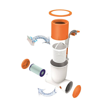 Bestway flowlear piscina filtro pompa a flusso scissione 3974 l u 58469