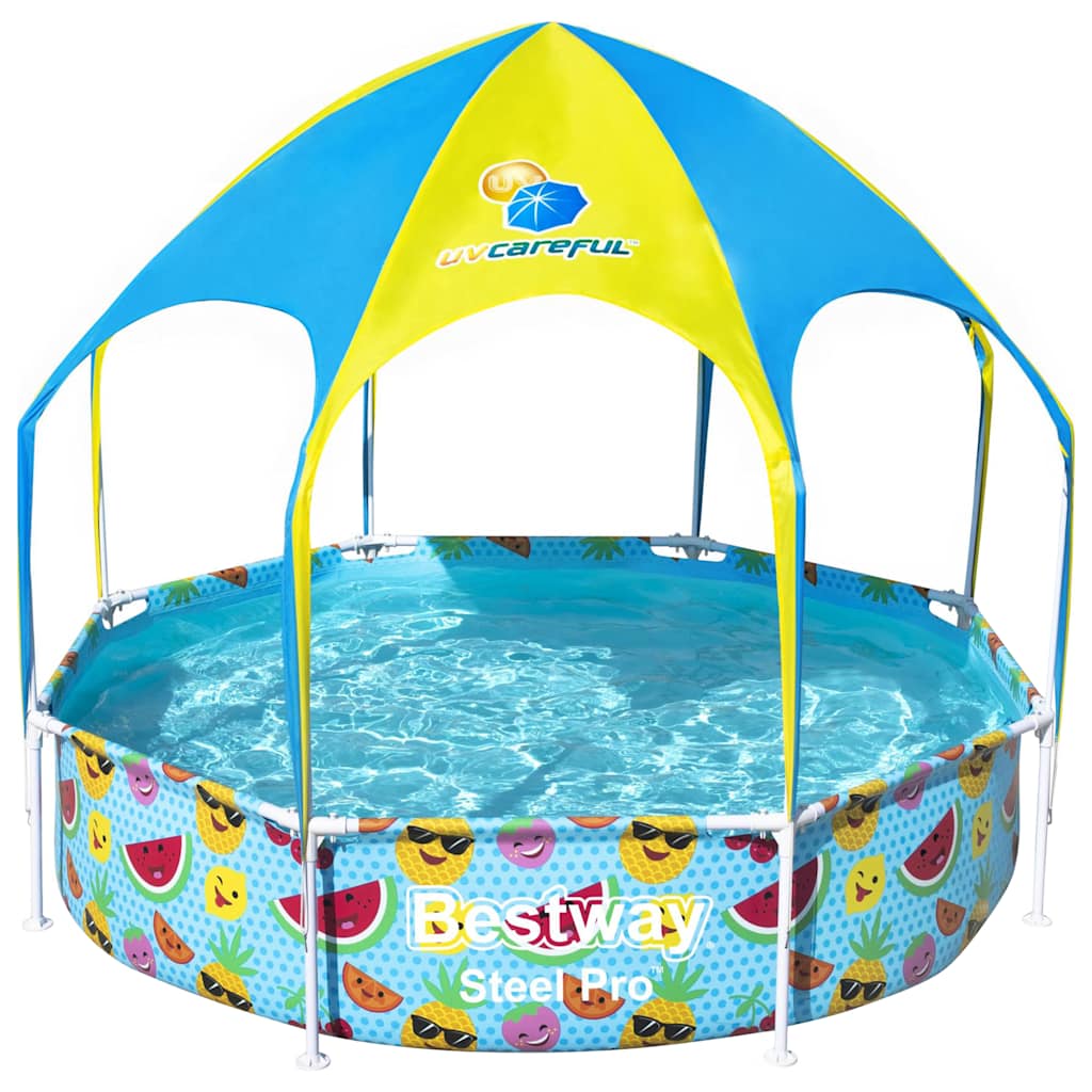 Bestway kinderzwembad steel pro uv careful bovengronds 244x51 cm