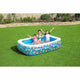 Bestway para la piscina infantil inflable 229x152x56 cm azul