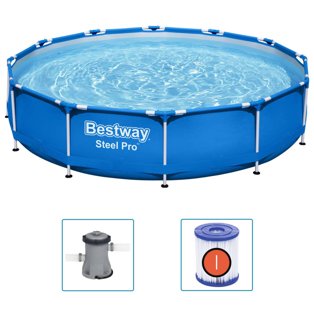 Bestway Set di steli per piscina pro round 366