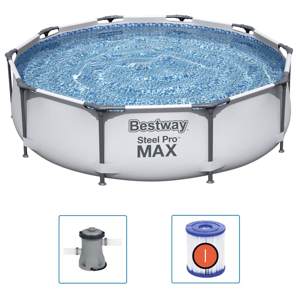 Bestway acciaio max piscina set 305x76 cm