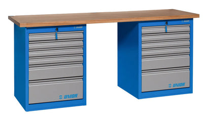 Banco de trabajo unior 2x6 cajones