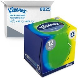 Fazzoletti viso Kleenex cube 3 strati bianco