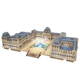 Cubic fun 3d-puzzel the louvre met led (2011414) - afbeelding 2