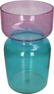 Vaso collezione Hd vetro bicolore multi 21x21x35