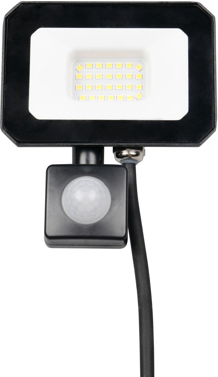 Rl live your light reality funchal - wall lamp - black matt - incl. 1x SMD 20 W - motion sensor - wall mounting - not suitable for external dimmer - tiltable - 4000k - outdoor lighting - ip44
