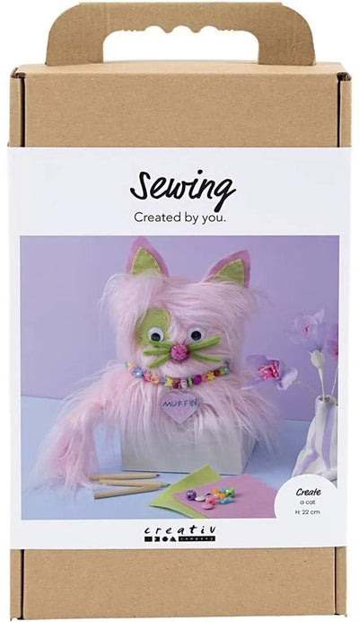 Set hobby cucito Creative Company, gatto, vari colori, 1 scatola