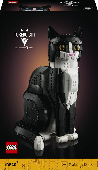 Lego ideas gato blanco y negro - 21349