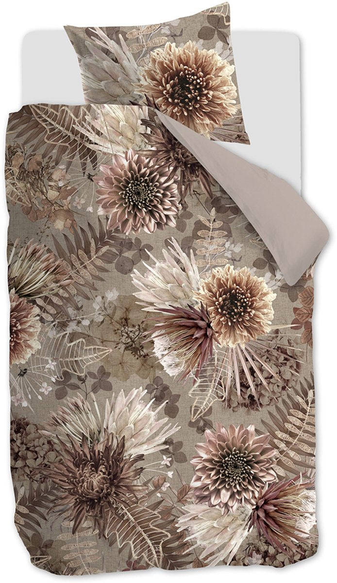 Riviera maison rivièra maison - copripiumino protea - singolo - 140x200 220 cm - sabbia