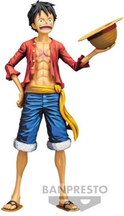 Bandai Namco - One Piece - Scimmia d. rufy - figurina grandista nero 28cm