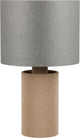 Trio canio - lámpara de mesa - natural - excl. 1x e14 4 w - interruptor de cable - verde