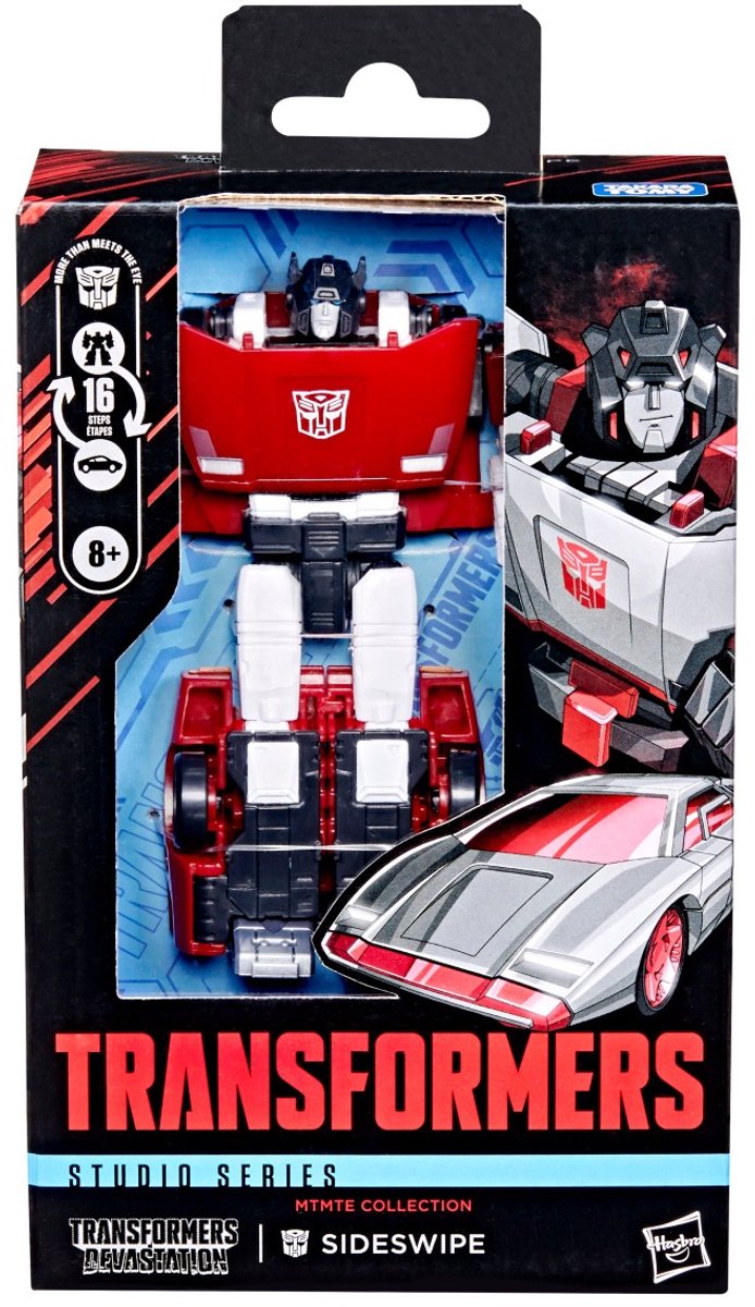 Hasbro Transformers: Devastation Studio Series Figura de acción de clase Deluxe Figura de acción Sideswipe 11 cm