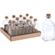 Glass bottle with cork cap, 120ml