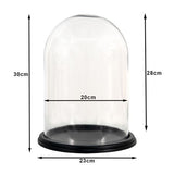 Clayre eef stolp 6gl3477 transparent 23x29 cm - afbeelding 2