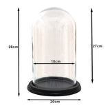 Clayre eef stolp 6gl3474 transparent 20x28 cm - afbeelding 2
