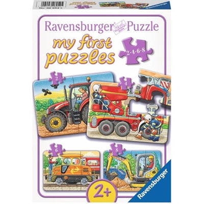 Ravensburger - Puzzle 4in1 al lavoro