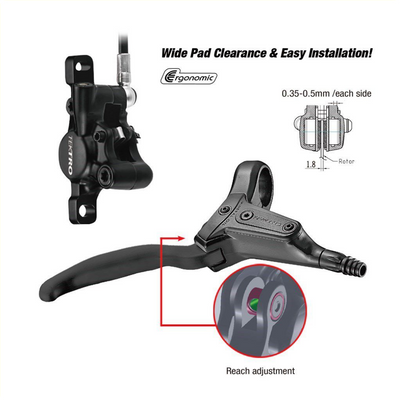 TEKTRO Disc Break Set Hydro Derecho HD-T386 1800 mm
