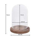Clayre eef 6gl1944 stolp transparant 12x16 cm - afbeelding 2