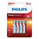 Philips Power Alkaline AAA LR03 Mini Penlite Blister 1010
