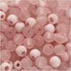 Perline in plastica della Creative Company, d 6 mm, misura del buco 2 mm, ca. 150 pezzi, rosa, 40 g 1 scatola