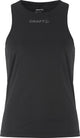 Craft core essence singlet 2 w dames sportshirt - zwart