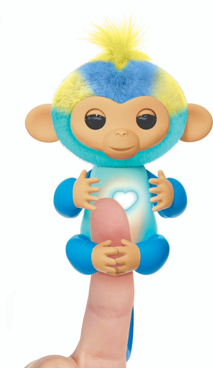 Fingerlings 2.0 monkey Leo + light and sound blue