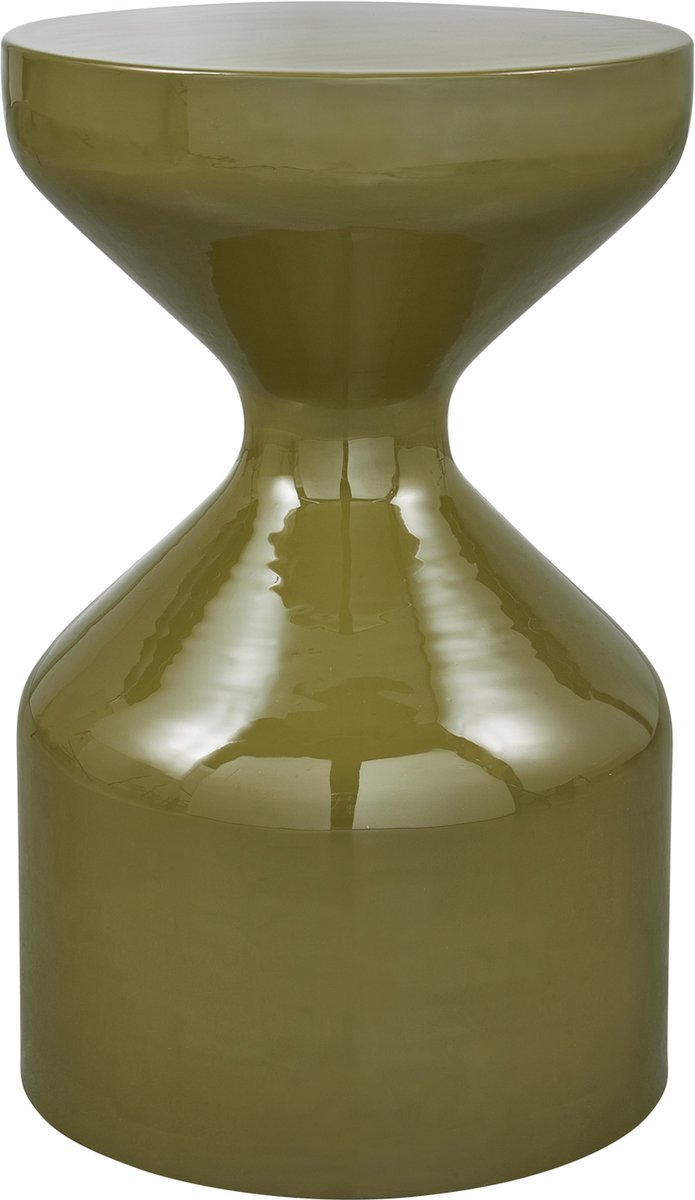 Woood floyd bijzettafel - metaal - groen - 47x30x30