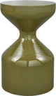 Woood floyd bijzettafel - metaal - groen - 47x30x30