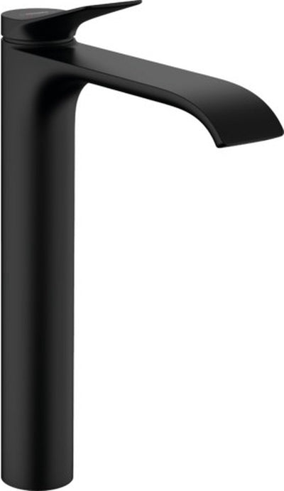 Hansgrohe vivenis - grifo monomando para lavabo - funcionamiento con monomando - sin desagüe - medida 210 mm - caño giratorio - negro mate