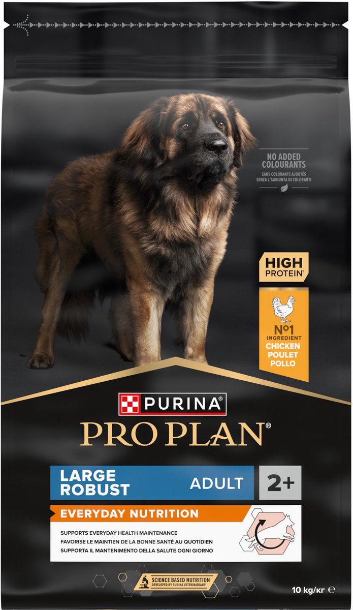 Pro plan purina® ® large robust adult - cibo per cani - pollo - 10 kg