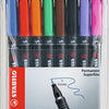 Stabilo ohpen superfijn permanente marker in etui - 8dlg.