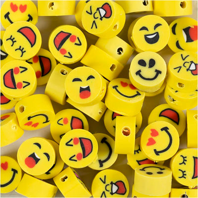 Createiv Company Figura Beads Smiley, 60st.