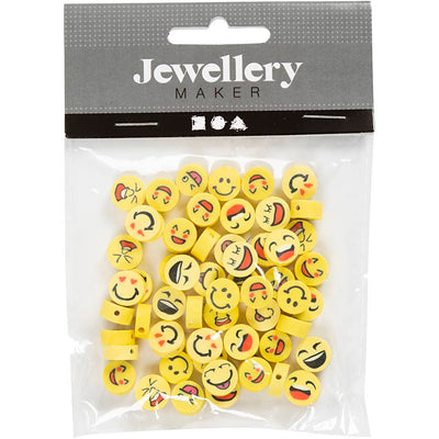 Createiv Company Figura Beads Smiley, 60st.