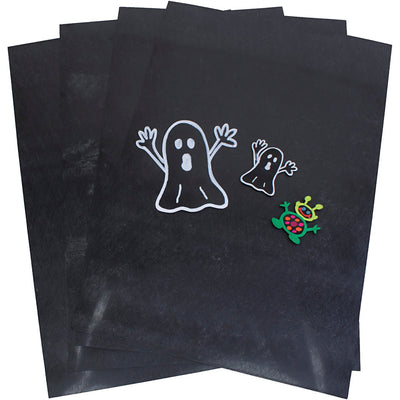 Creativ empresa hojas de film retráctil, a4, negro, 10 hojas 1 caja