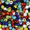 Rocallas Creativ company, dia 4 mm, medidas 6 0, medida agujero 0,9-1,2 mm, varios colores, 1000 gr 1 caja
