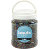 Rocallas Creativ company, d 4 mm, tamaño 6 0, medida agujero 0,9-1,2 mm, brillo transparente, 1000 gr 1 caja