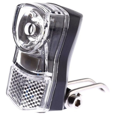 Ikzilight headlight Little 1x1W LED, chrome, with bracket (workshop packaging)