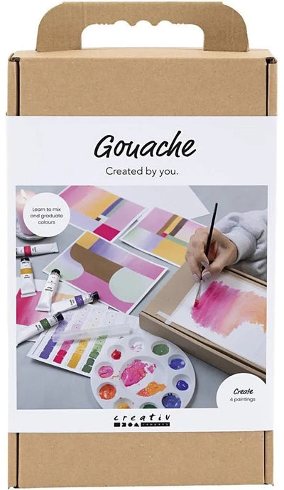 Set hobby Creativ Company tempera, quadri, vari colori, 1 scatola