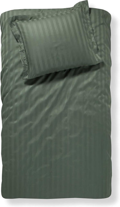 Damai linea - duvet cover - 140x200 220 cm - single - laurel + 1 pillowcase 60x70