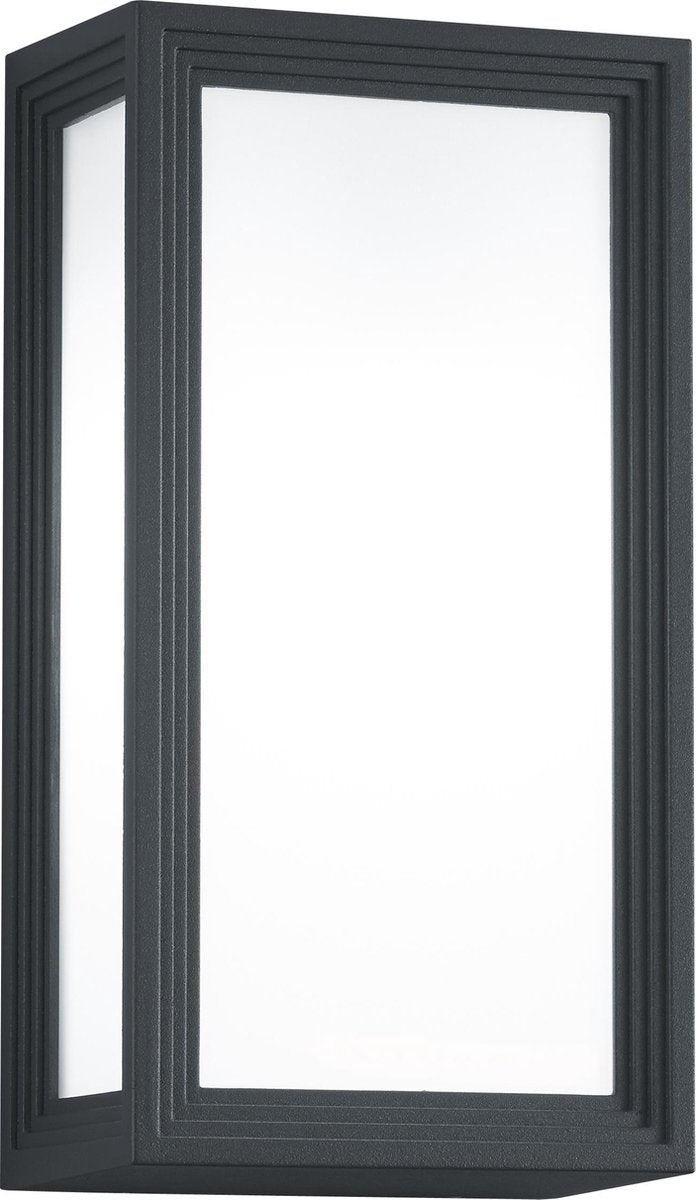 Trio timok - lámpara de pared - antracita - incl. 1x e27 4,9w - iluminación exterior - ip54
