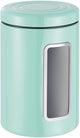 Wesco classic line voorraadbus met venster | 2 liter | metaal - mint | voorraadpot