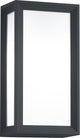 Trio timok - lámpara de pared - antracita - incl. 1x e27 4,9w - iluminación exterior - ip54